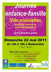 Journe Enfance Famille  Badonviller -- 16/05/11