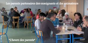 Relations cole/familles: 'l'heure des parents' -- 11/10/13