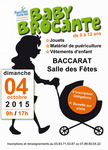 Les bonnes affaires des parents 'Baby Brocante' � BACCARAT le 4 octobre -- 25/09/15