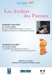 Les ateliers des parents le 23 mai aux Epis -- 19/05/14